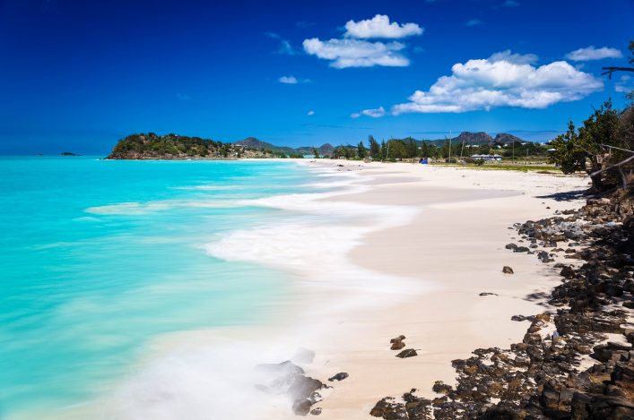 Caribbean Beach With Perfect Sky