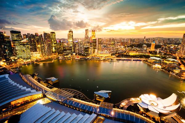 Singapur bei Nacht