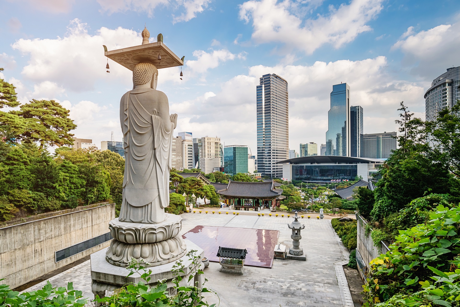 Tolle Aussichten in Seoul Südkorea