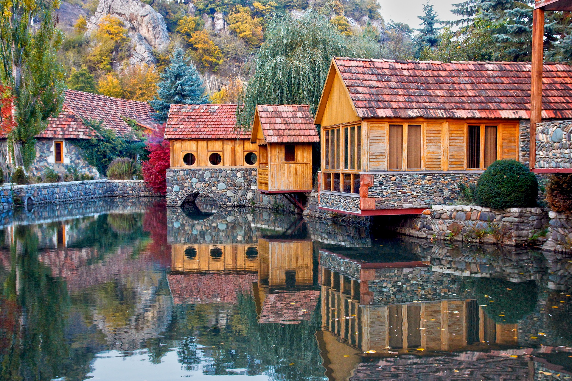 Der Kurort Dilijan in Armenien sieht aus wie ein japanisches Dorf.