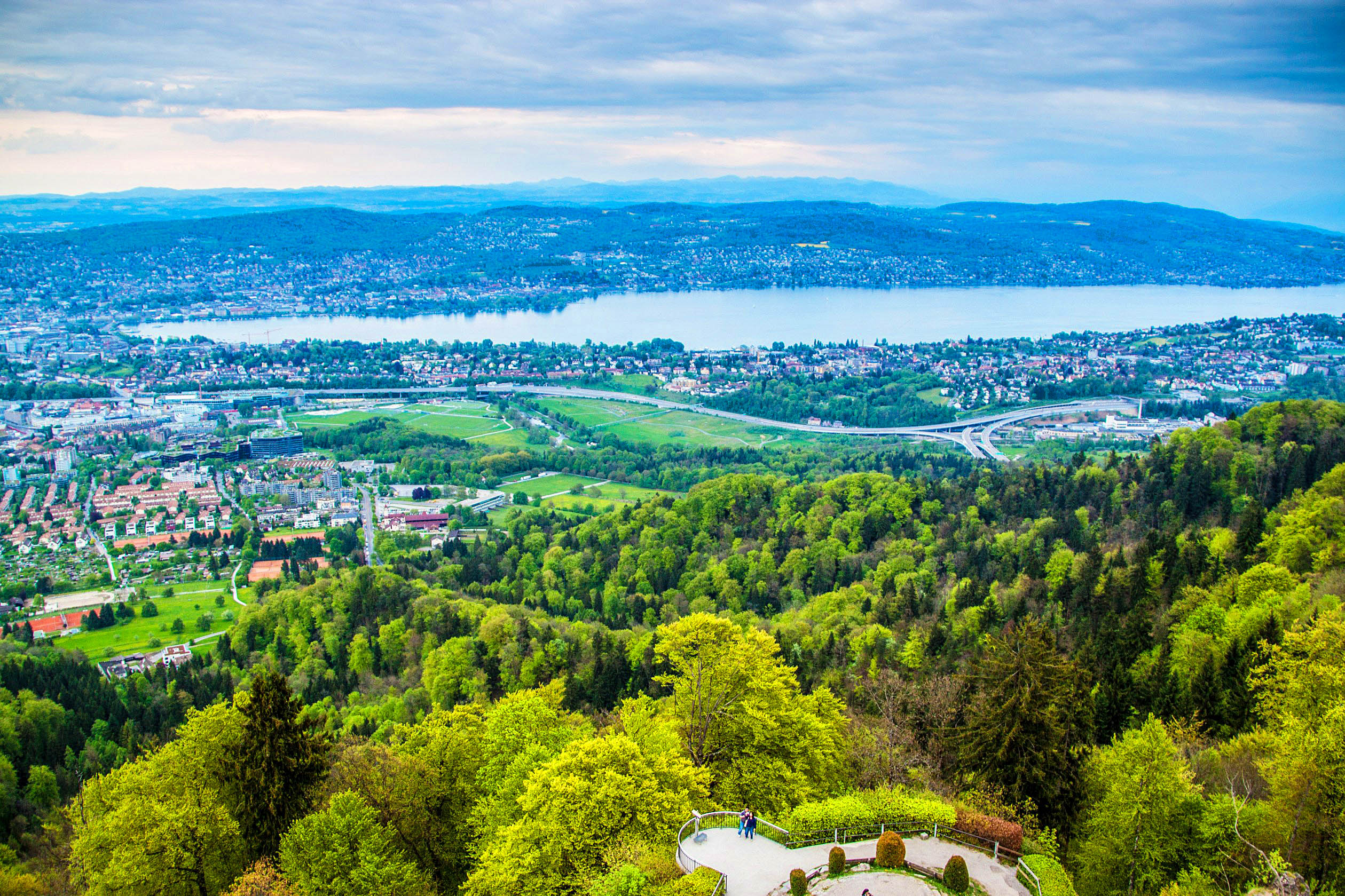 Ausblick vom Uetliberg