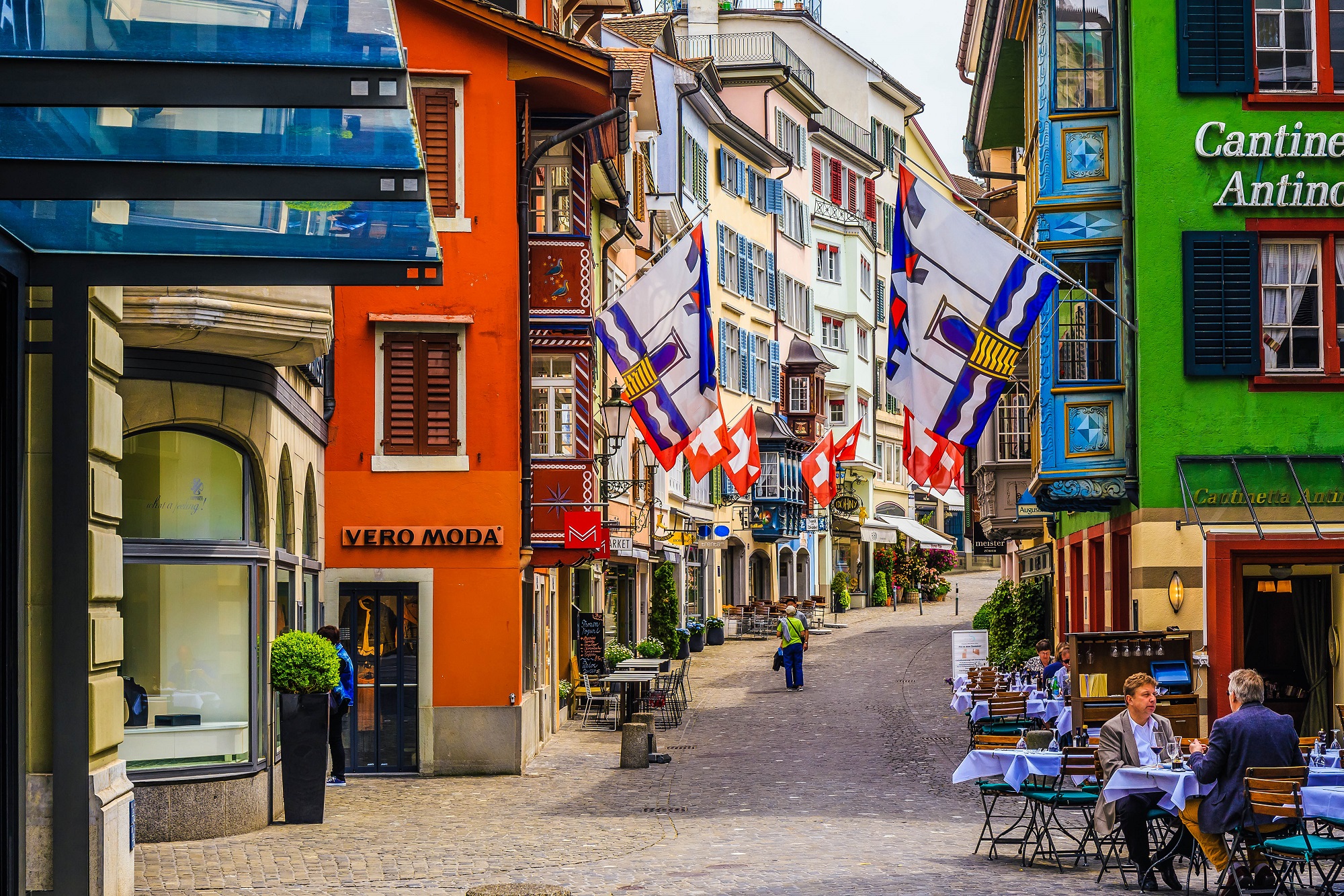 Blick auf Zürichs Innenstadt