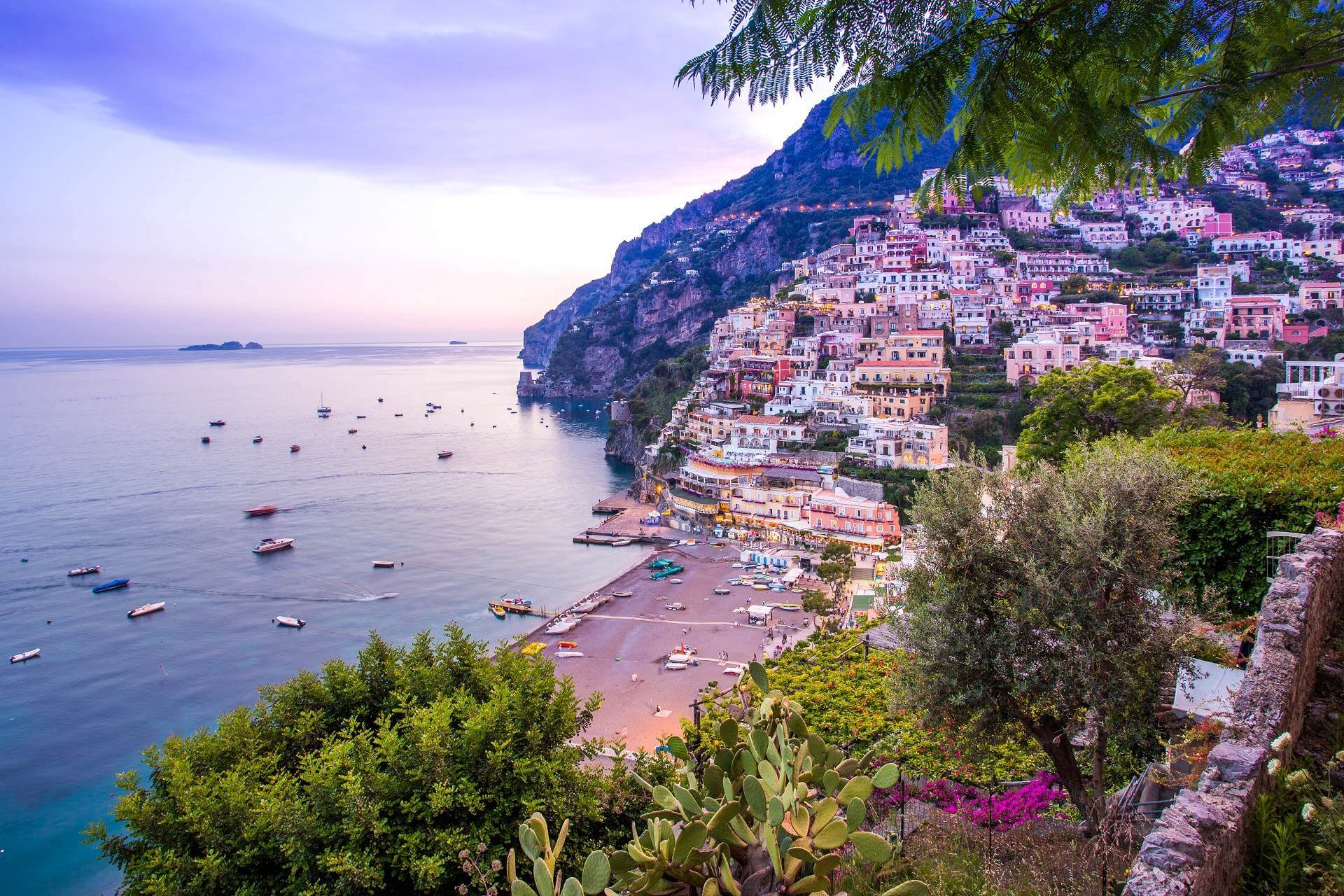 Bucht in Positano