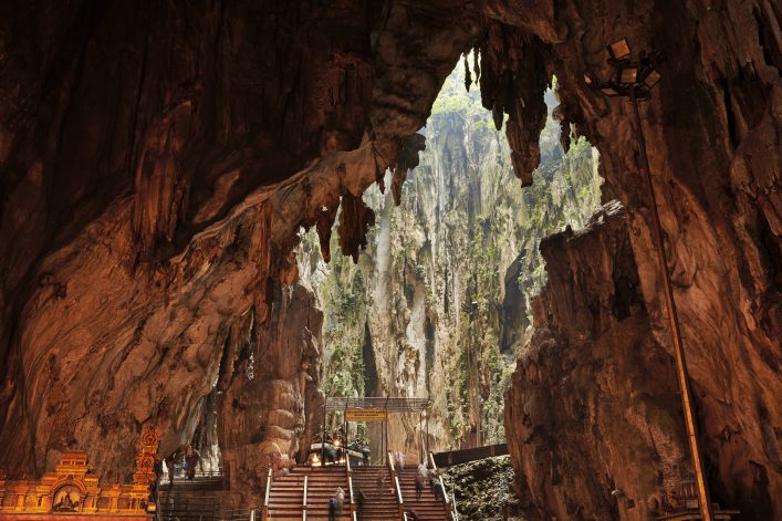 Die Batu Caves von innen