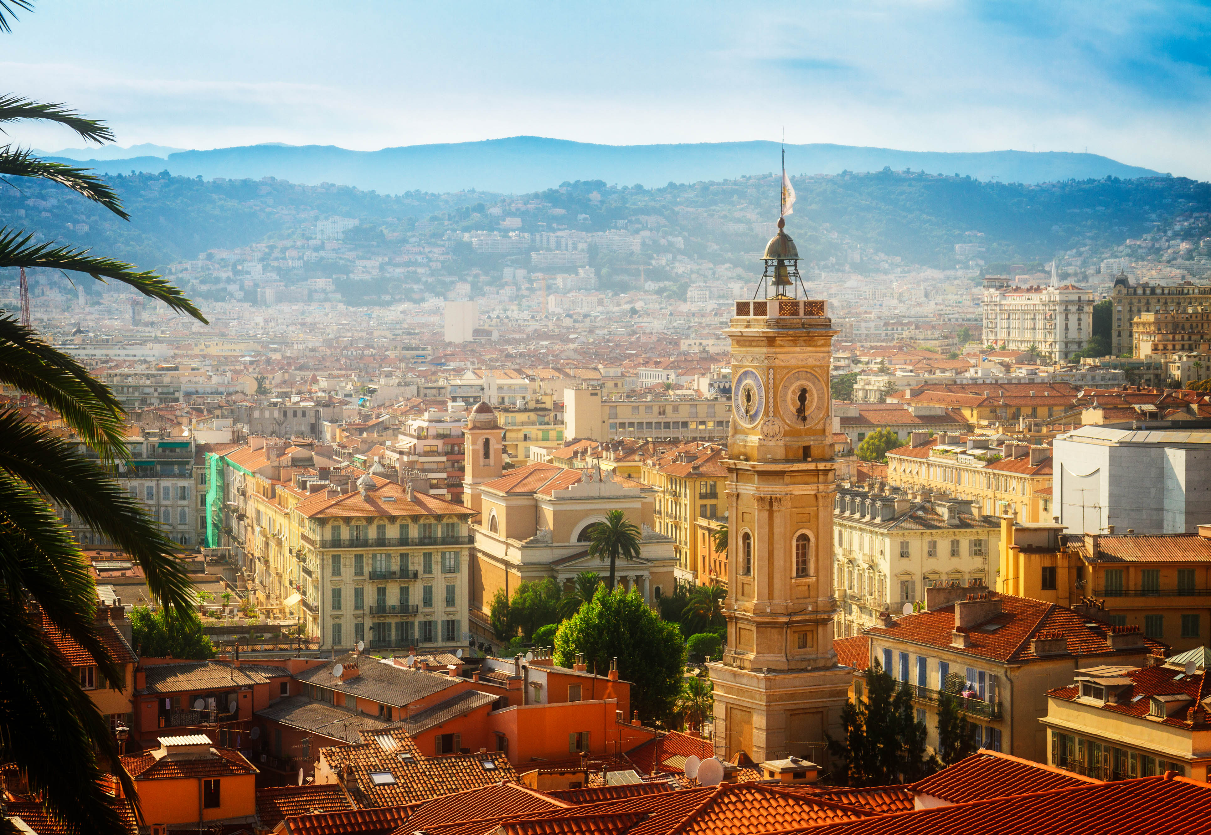Stadtansicht von Nizza, Côte d'Azur Stadtansicht von Nizza, Côte d'Azur