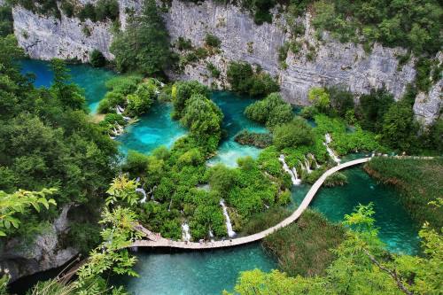 Plitvicer Seen in Kroatien